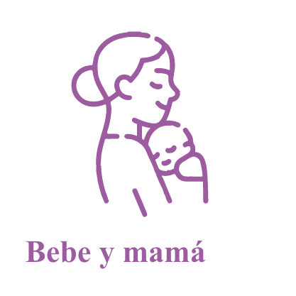 Icono Bebe y mama